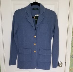Lauren Ralph Lauren Classic Combed Cotton Blazer